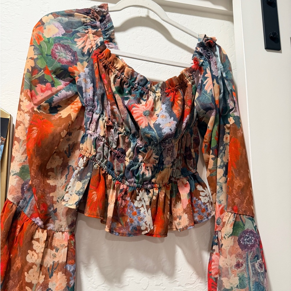 Hutch Multicolor Floral Blouse
